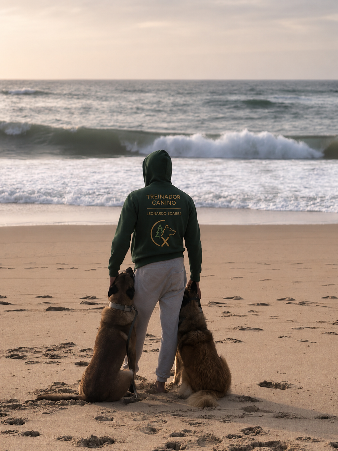 Treinador Canox com cães
